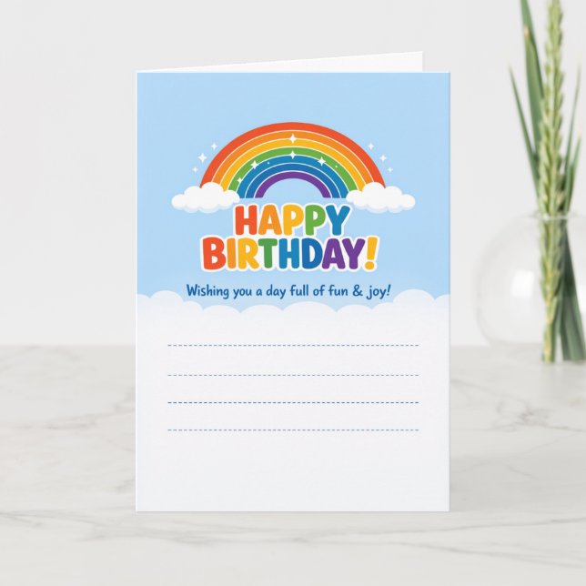 Cartões de Feliz Aniversário  (Frente)