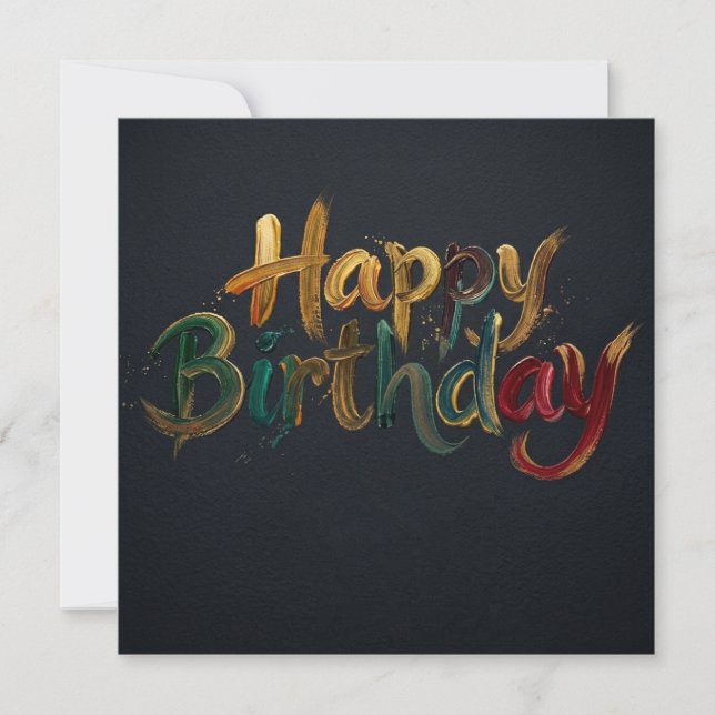 Cartões de Feliz Aniversário (Frente)