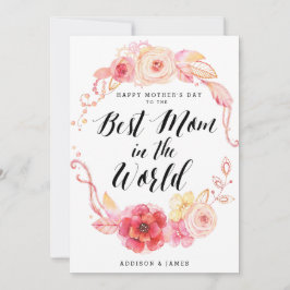 Cartões De feliz dia de as mães Para A Melhor Mãe 