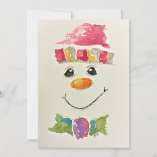 Cartões de Férias de Papai Noel em Aquarela