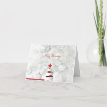 Cartões de férias dobrados