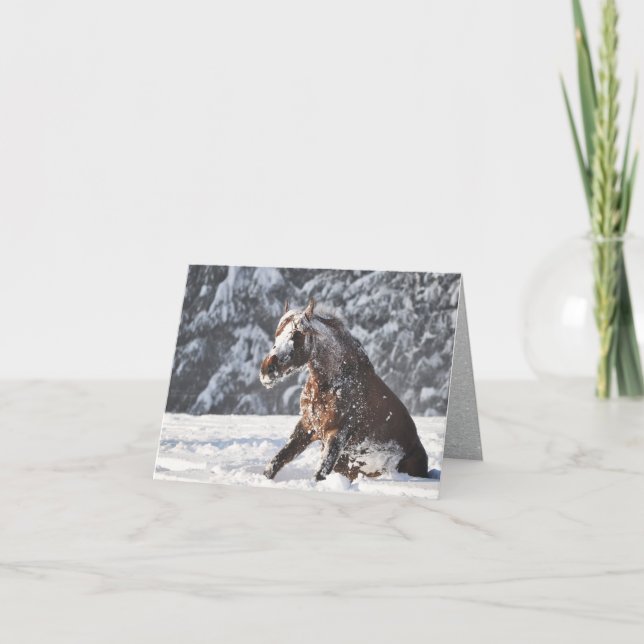 Cartões de Férias em Neve (Frente)