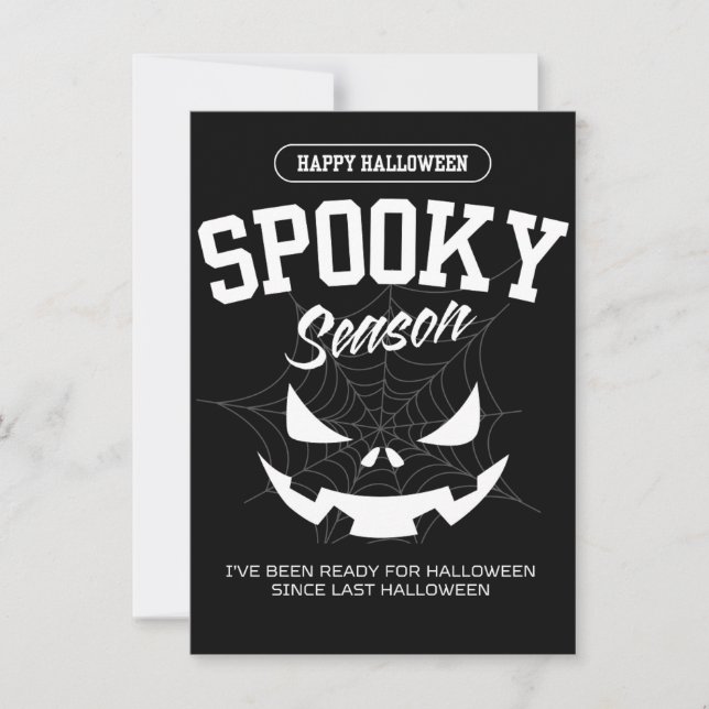 cartões de festa de Halloween (Frente)
