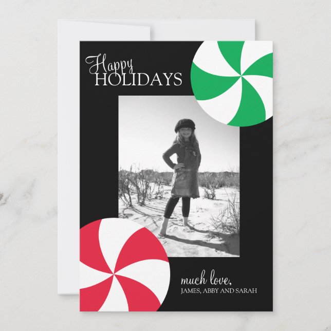 Cartões de foto de Natal (Frente)