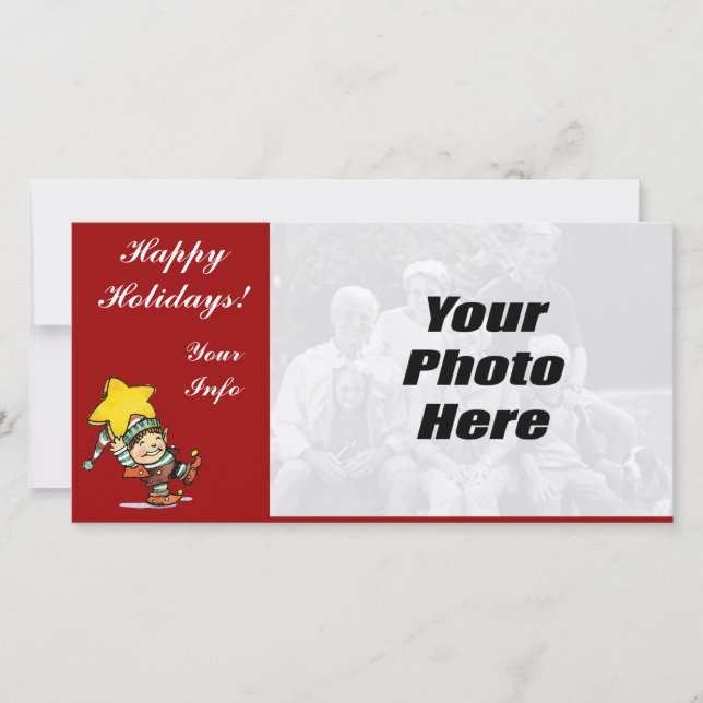 Cartões de foto de Natal (Frente)