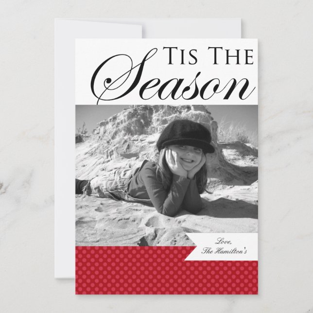 Cartões de foto de Natal (Frente)