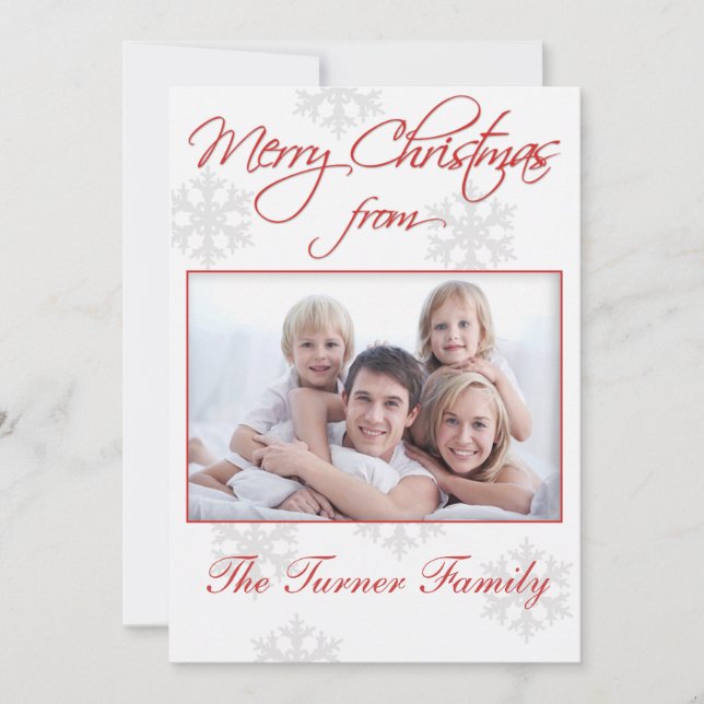 Cartões de foto de Natal (Frente)