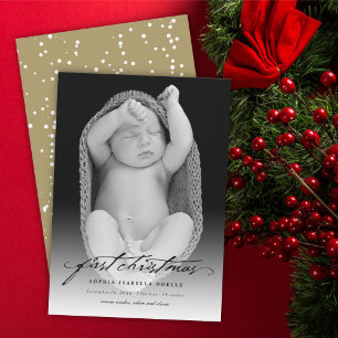Cartões de foto de Natal Clássico de Escrita Man