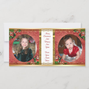 Cartões de foto de Natal com imagens duplas 2