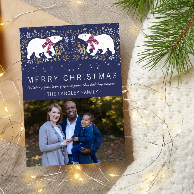 Cartões de foto de Natal de Férias da Feliz da Fam (Criador carregado)