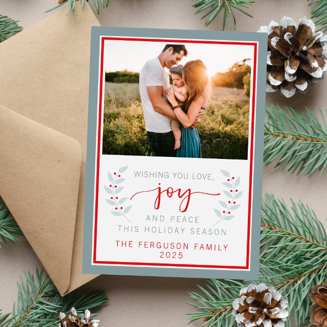 Cartões de foto de Natal de Férias Felizes da Famí (Criador carregado)