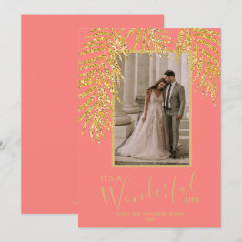 Cartões de foto de Natal de Palma Tropicais