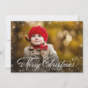 Cartões de foto de Natal Elegante
