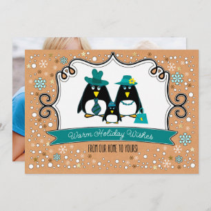 Cartões de foto de Natal Engraçados da Família Pen