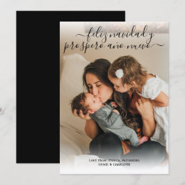 Cartões de foto de Natal Feliz Navidad Modern