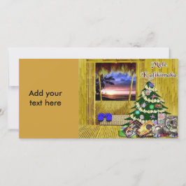 Cartões de foto de Natal Havaiano