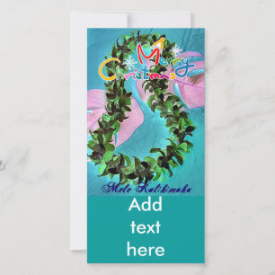Cartões de foto de Natal Lei Havaiano