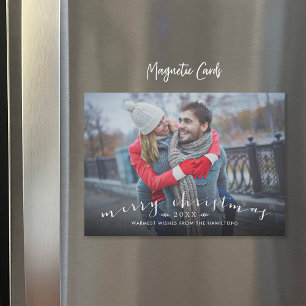 Cartões de foto de Natal Magnético de Sobreposição