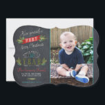 Cartões de foto de Natal Vintage Chalkboard<br><div class="desc">Este cartão com fotos elegante certamente encantará seus destinatários! O cartão diz: "Tenha um Feliz Natal e um alegre Ano Novo" Design de Cartões de Ervilha Doce. Veja outros designs únicos e bonitos no meu compro Zazzle! http://www.zazzle.com/sweetpeacards</div>