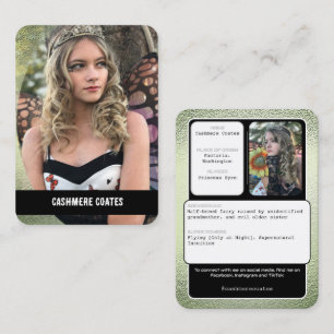 Cartões de Foto de Personagens de Cosplay Premium