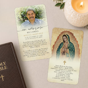 Cartões de Foto Memorial de Oração de Guadalupe em