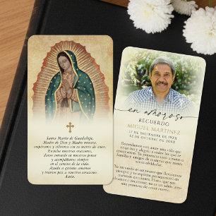 Cartões de Foto Memorial de Oração de Guadalupe em
