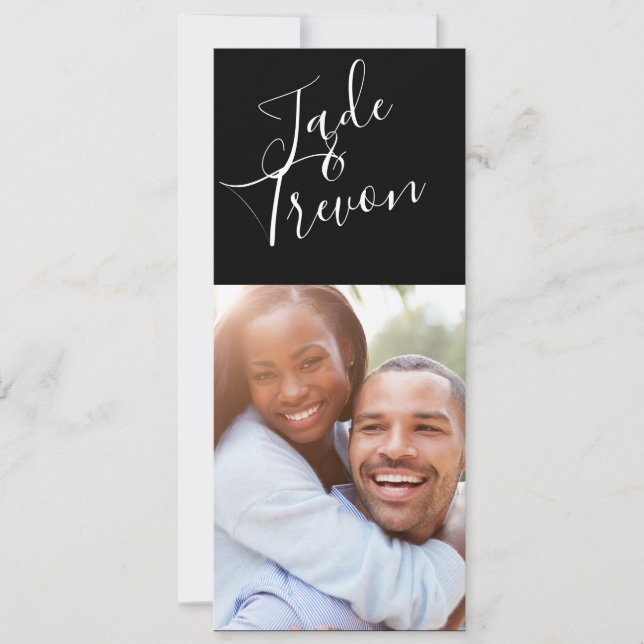 Cartões de Foto Salve a Data (Frente)