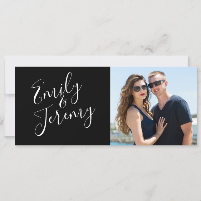 Cartões de Foto Salve a Data (Frente)