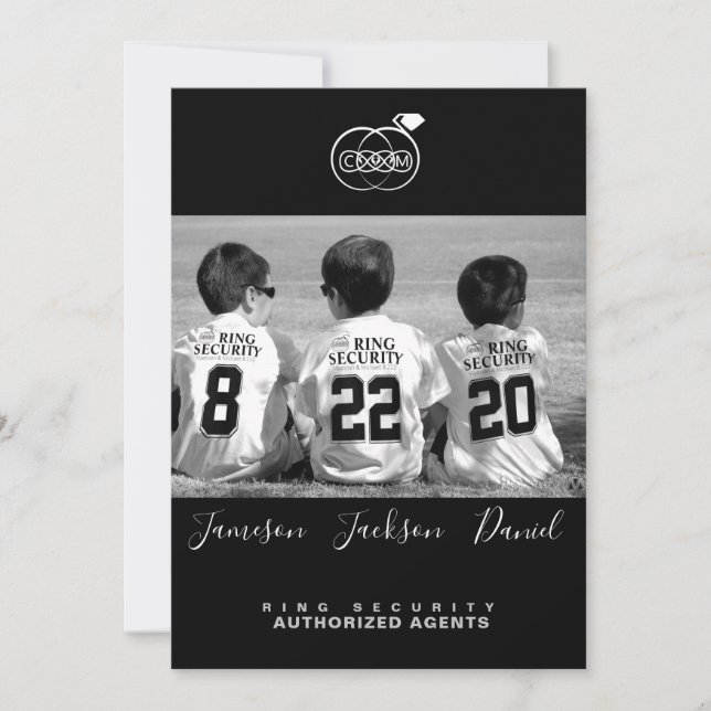 Cartões de Foto Salve a Data (Frente)