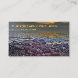 Cartões de fotografia de negócios personalizáveis