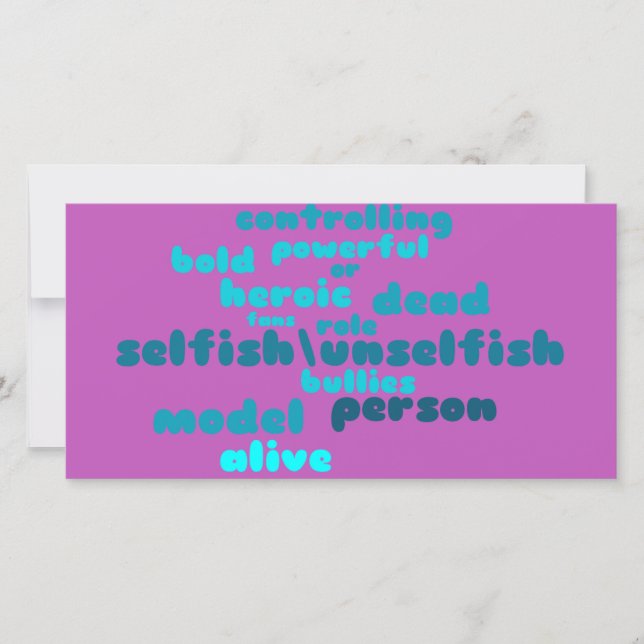 Cartões de fotografias (Frente)