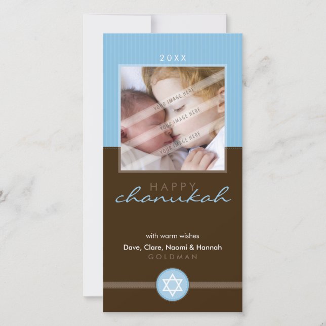 CARTÕES DE FOTOS À MODA DE HANUKKAH:: (Frente)