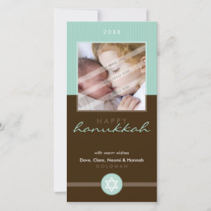 CARTÕES DE FOTOS BONITO DE CHANUKKAH:: stripedstit