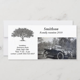 Cartões de fotos - Convite