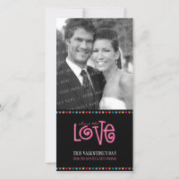 Cartões de fotos DE AMOR TRENDY :: LOVELETTERS 2P