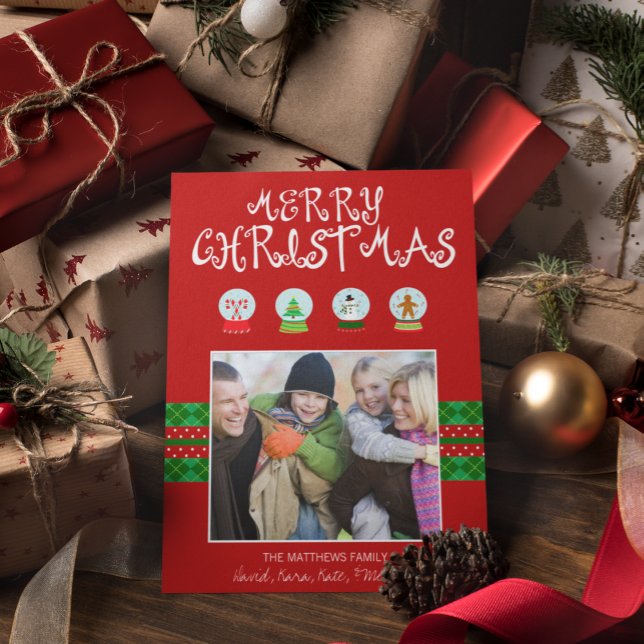 Cartões de fotos de Feriado dos Globos de Neve do  (Criador carregado)