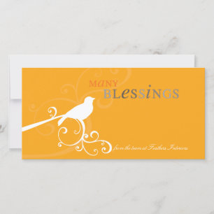 CARTÕES DE FOTOS DE FERIADO MODERNO: whimsicalbird