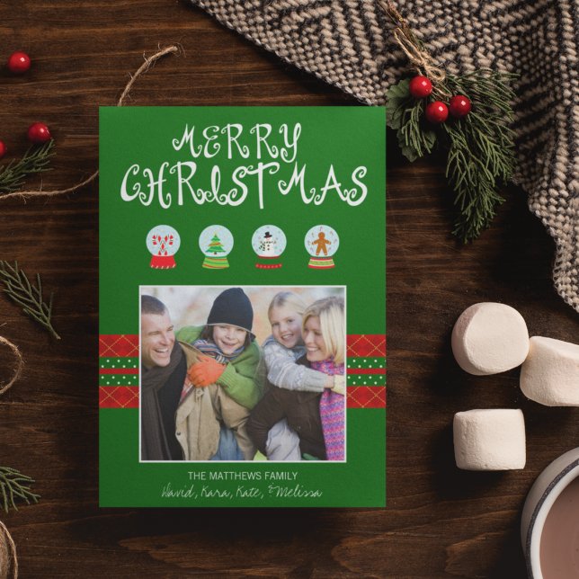 Cartões de fotos de Férias dos Globos de Neve do N (Criador carregado)