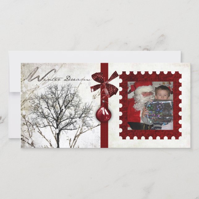 Cartões de fotos de Natal (Frente)