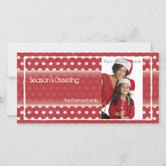 cartões de fotos de natal do Bolinhas