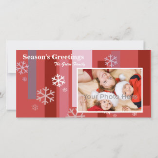 Cartões de fotos de Natal do Flak da Neve