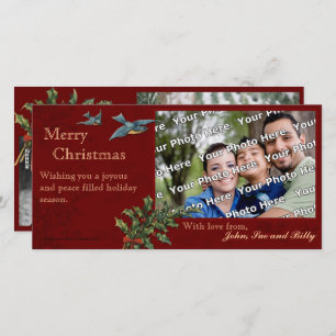 Cartões de fotos natais vintages