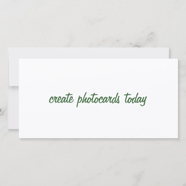 cartões de fotos pessoais para as férias (Frente)