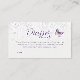 Cartões de Fralda de Aquarela de Flores Selvagens