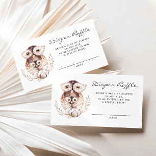 Cartões de Fralda de Boho e Mamãe de Bebê