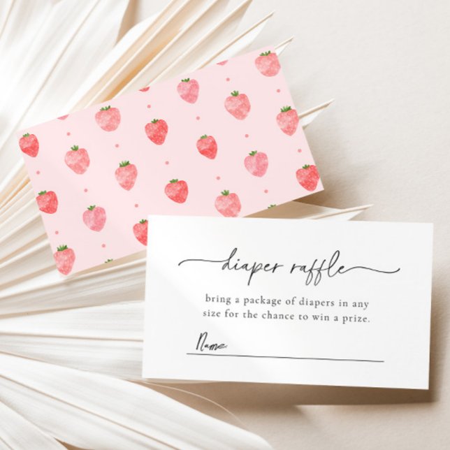 Cartões de Fralda de Chá de fraldas de morango (Criador carregado)