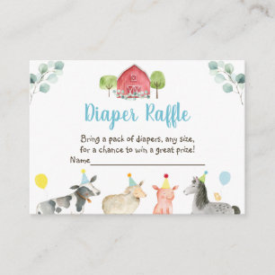 Cartões de Fralda de Chá de fraldas verde fazenda