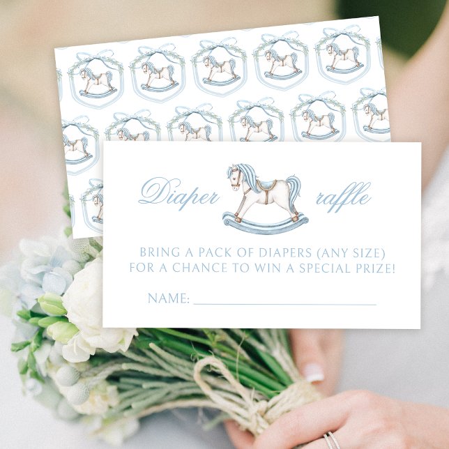 Cartões de fralda de chá para bebês-cavalo (Criador carregado)