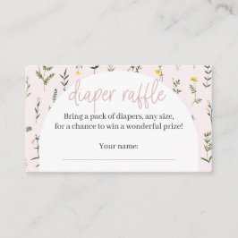 Cartões de Fralda de flor selvagem