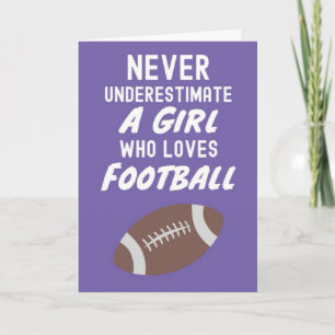 Cartões de Futebol Cor-de-Rosa Para Meninas Crianç